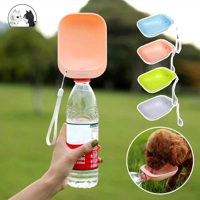 Outdoor portable drinking travel dog water bowl bottle