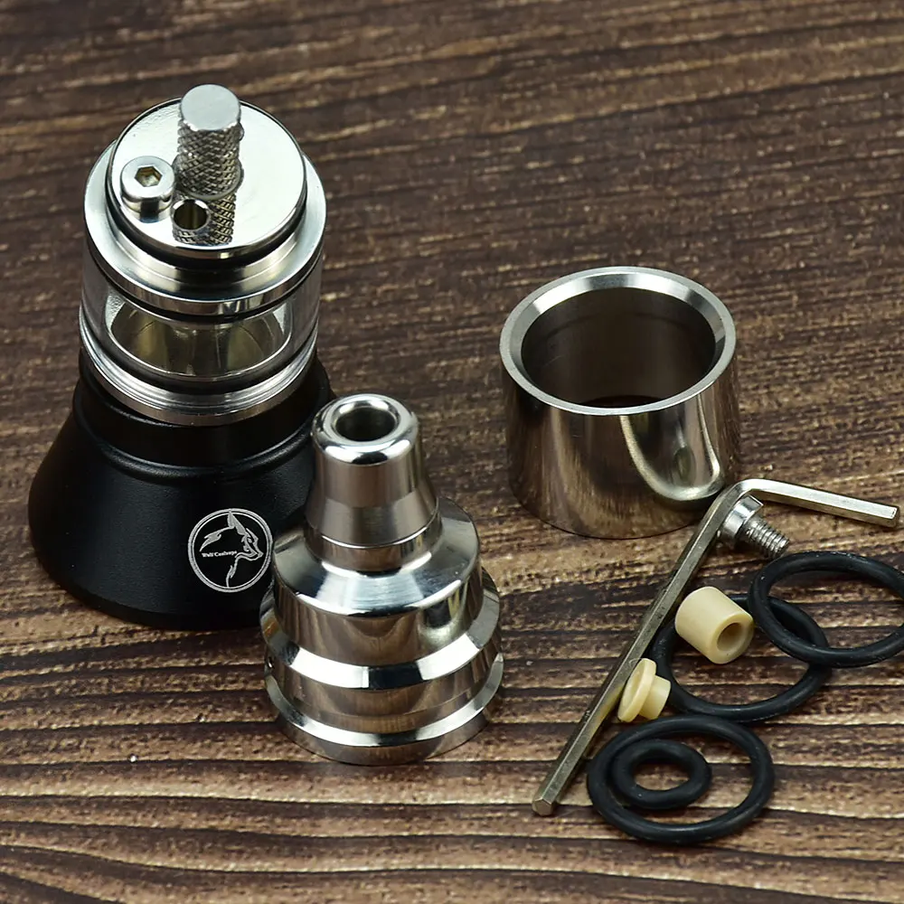 Vape خزان Duetto لوسيدو نمط MTL هيئة الطرق والمواصلات إعادة بناء خزان Vape 2.5 مللي 22 مللي متر البخاخة 316ss vape البخاخة هيئة الطرق والمواصلات خزان البخاخة