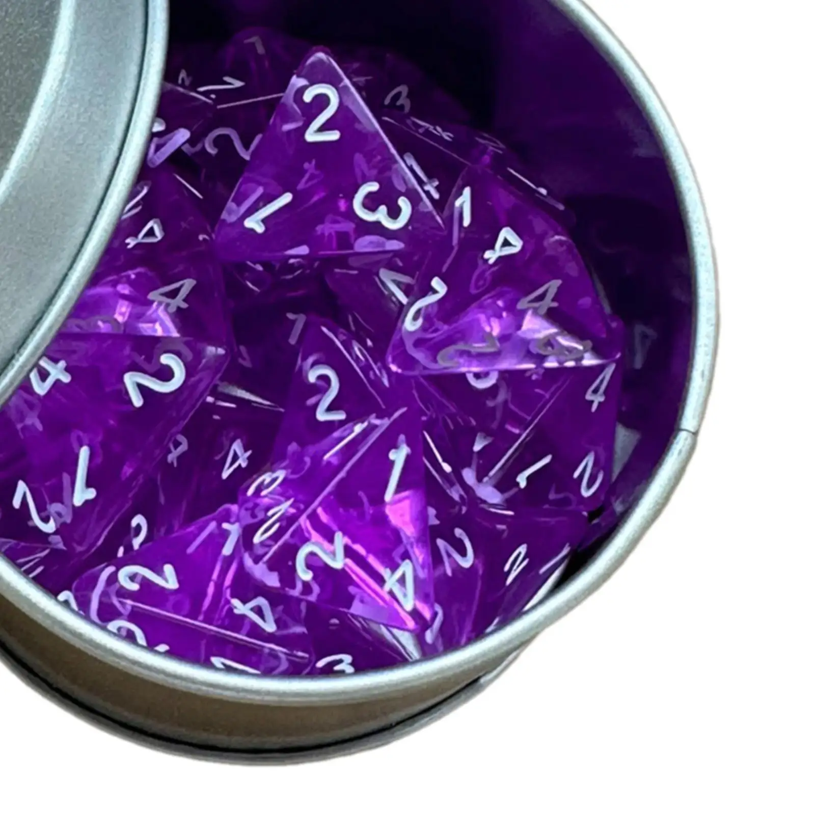 Dados para jogo de mesa Role Playing, D4 Dice, Role Play Game, Reuniões familiares, Festas temáticas, Amigos Reunindo Dados, 25pcs