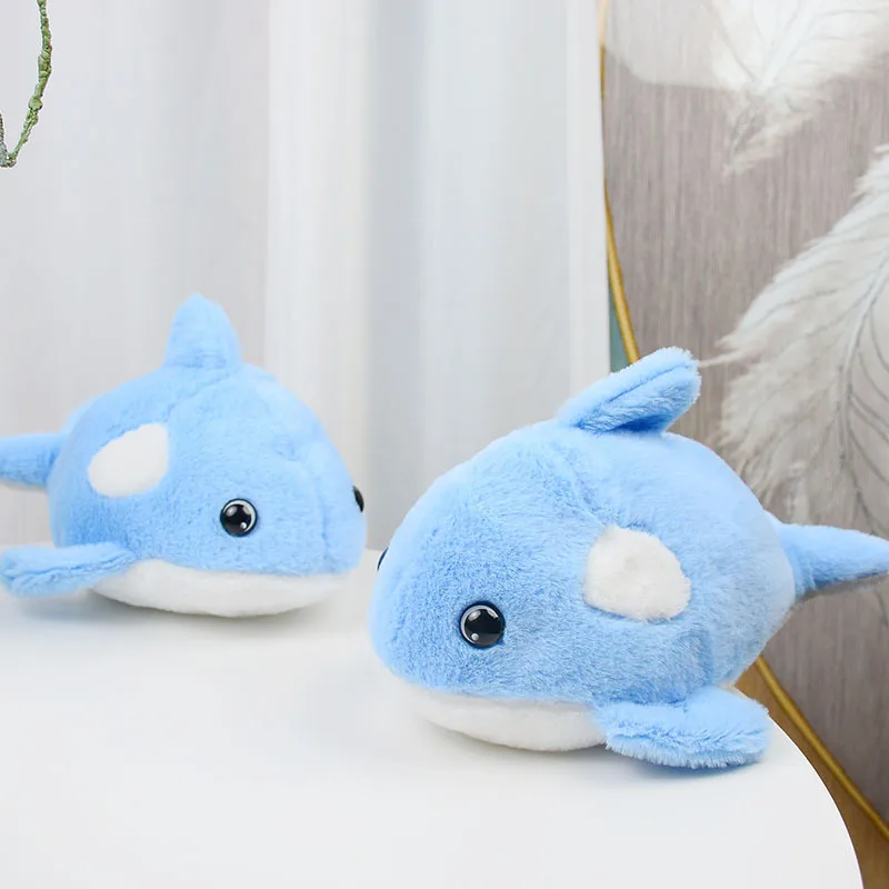 new trend  Little Whale Plush toyDeep-sea organisms  decoration Creative pendant fashione funny keychain soft lifelike  doll