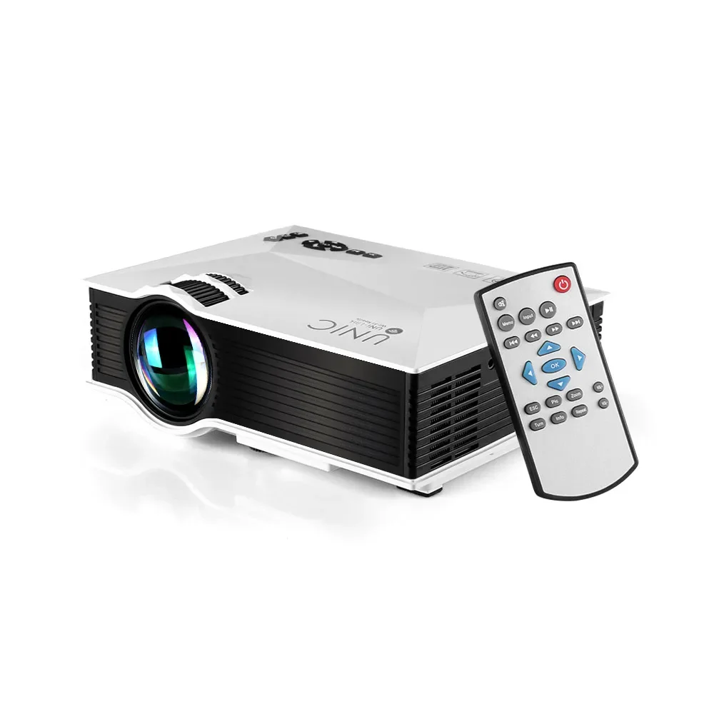 

LED Projector 4K Multi-media Home Cinema Theater 800x480P 1200 Lumens Projection