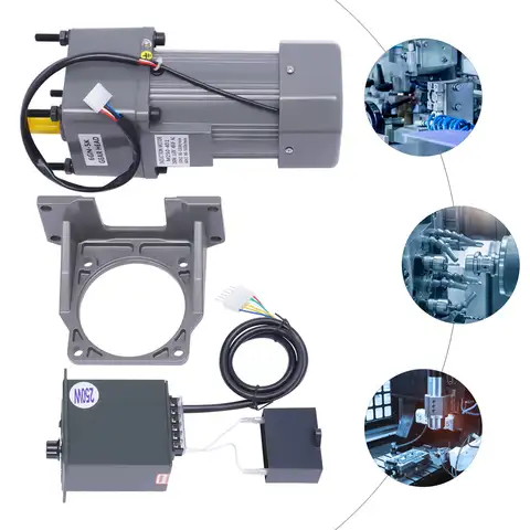 AC Yüksek Torklu Motor 110V 60Hz 250W Elektrikli Ters Çalışabilen Motor Tek Fazlı Motor