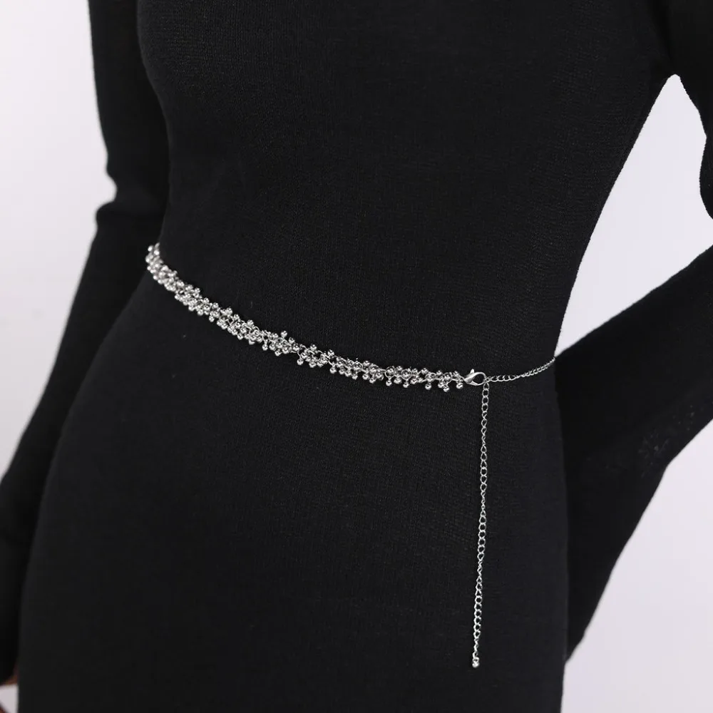 

Женская поясная цепочка в стиле Hyun Ya, нишевая серебряная поясная цепочка, простая цепочка для брюк в стиле ins, высококачественная поясная цепочка LR2161