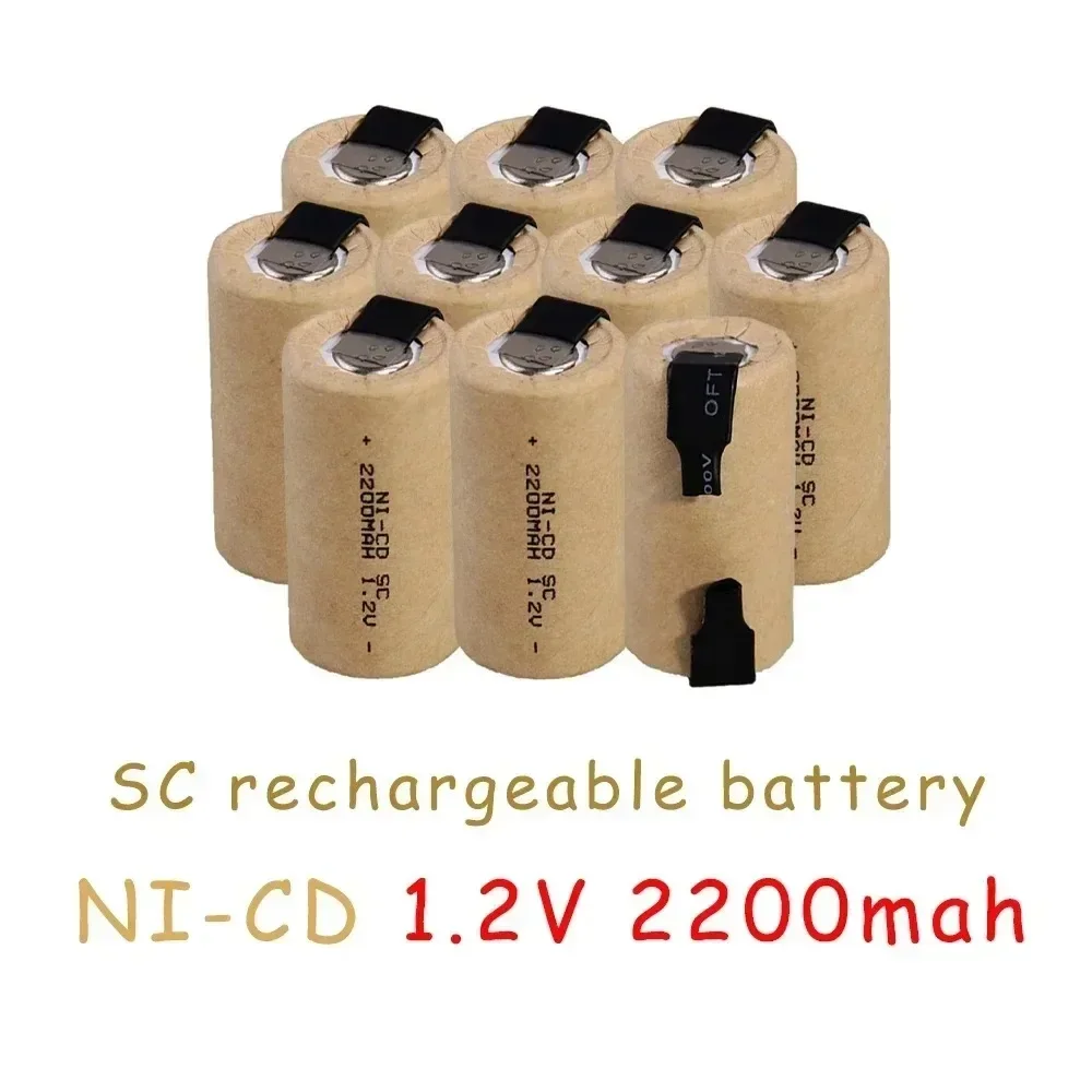 SUYIJIA New Screwdriver Drill SC 1.2V 2200mah Battery SubC Ni-Cd Rechargeable Battery with Label Power Tool Ni-Cd SUBC Battery