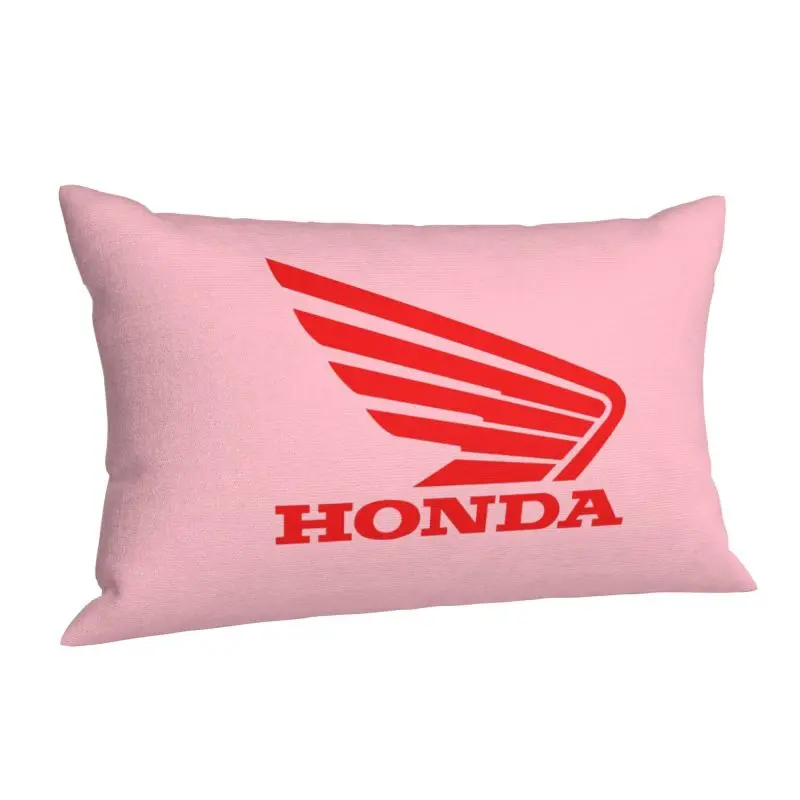 Custom Motorcycle-Hondaes Motor Modern Pillow Cover Cushions Cover for Bed Sofa Rectangle