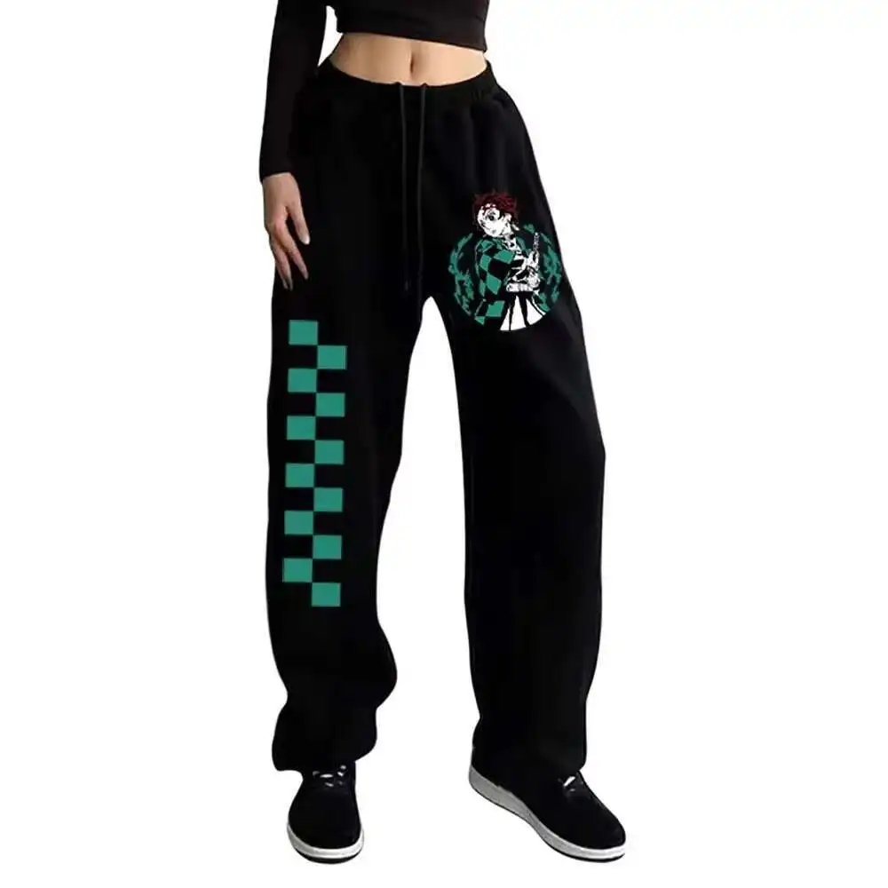 2025 Japanese Anime Demon Slayer Women Running Pants Joggers For Men Sweatpant Sport Jogging Fiess Gym Fleece Trousers