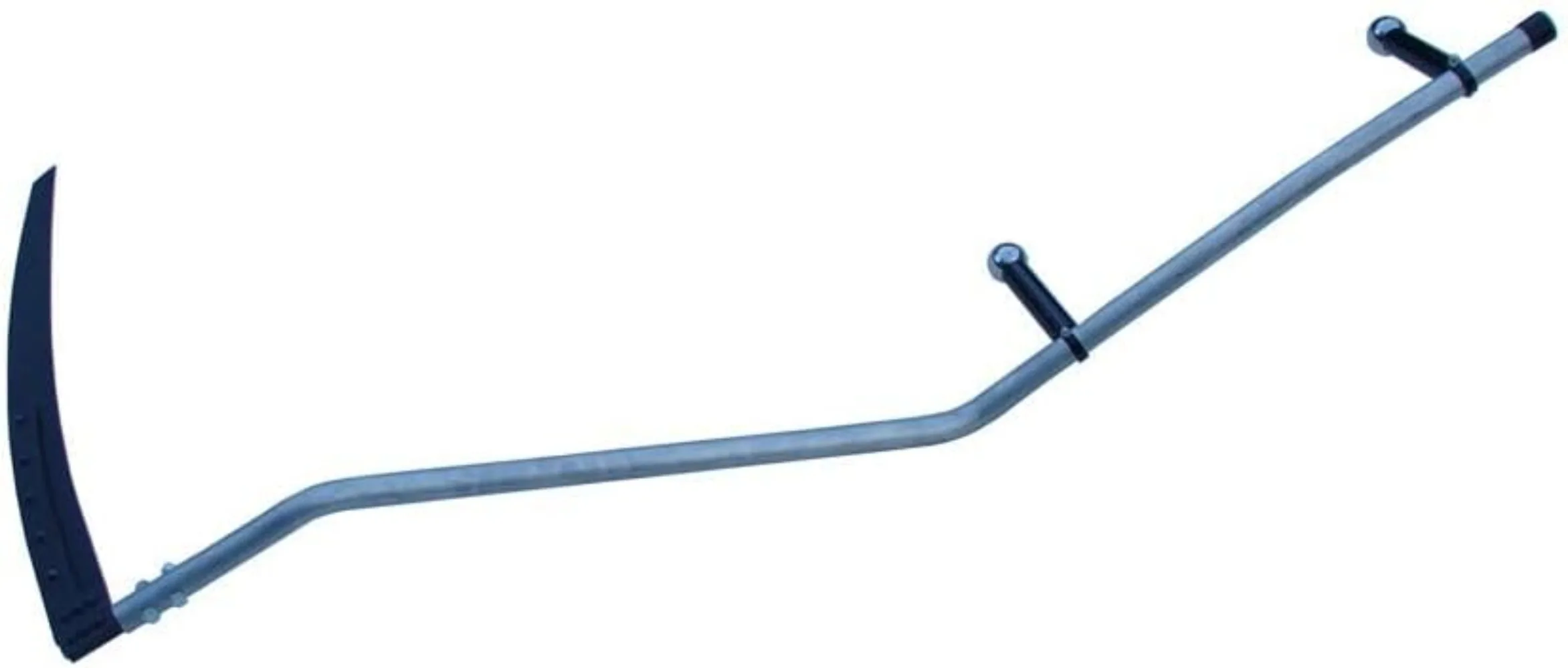 

Wisemen Trading Arrowhead Manufacturing Curved Metal Scythe Blade and Handle - Made in USA
