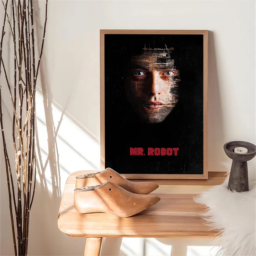 Classic Movie Mr Robot Good Quality Prints and Posters Waterproof Paper Sticker Coffee House Bar Posters Wall Stickers