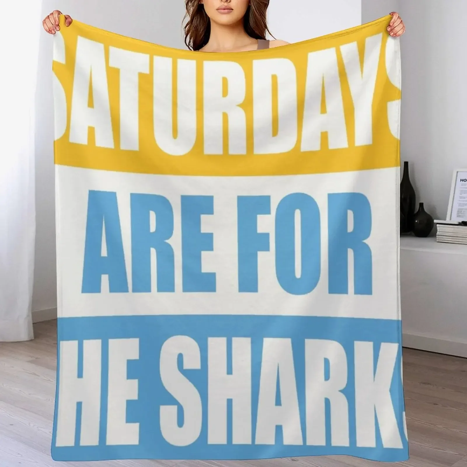 LIU Saturdays Throw Blanket For Decorative Sofa funny gift Blankets