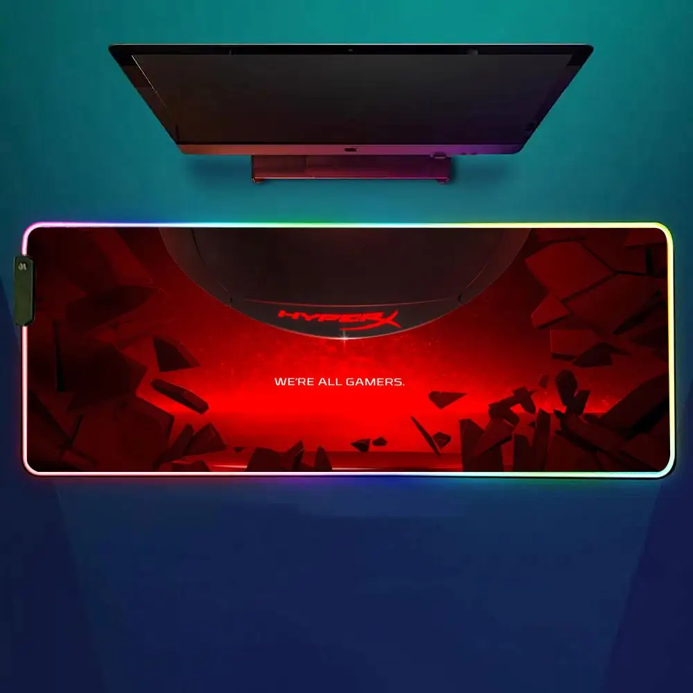 

Famous ESports Team Mouse Pad RGB Gaming Mouse Pad Desk Mat HD Gamer Large LED Light XXL MousePads