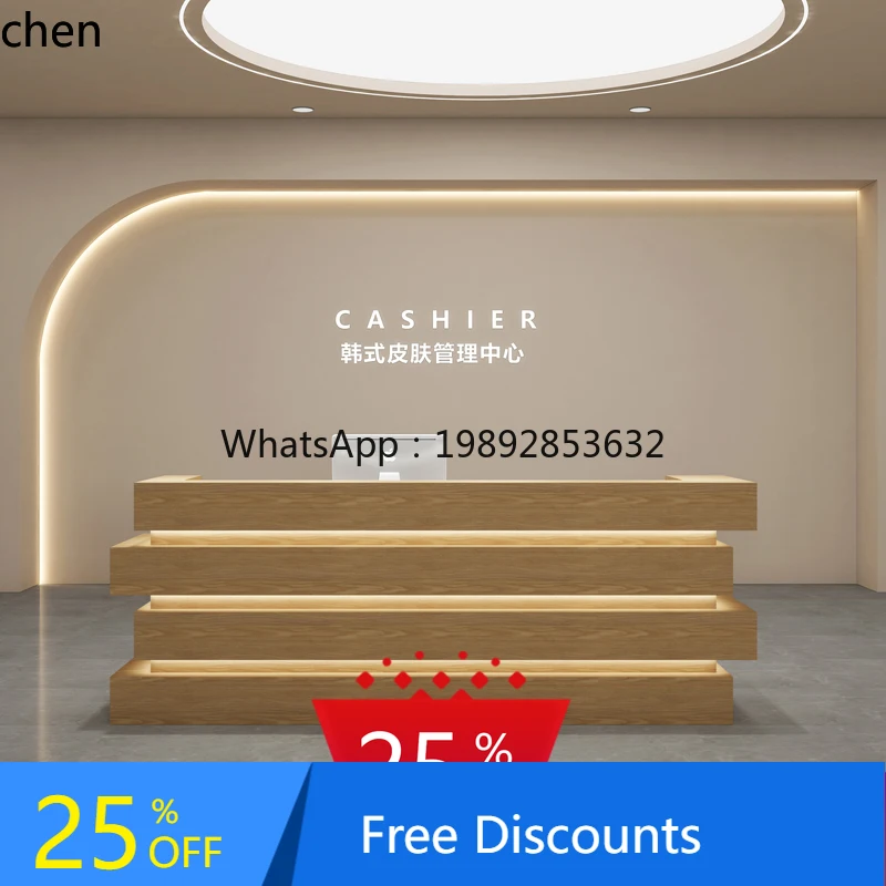 

AA Minimalist and Creative Reception Desk, Beauty Salon, Clothing Store, Cashier, Commercial Company