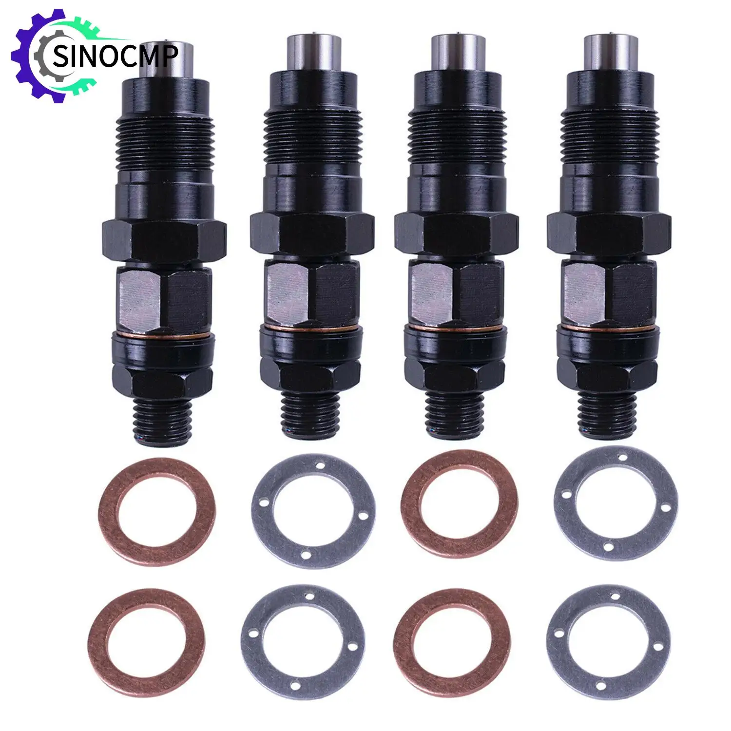 

4Pcs Diesel Fuel Injectors Set For Hilux Surf 2L-TE 2.4 L Fuel Injector Nozzle Assy Set Car Engine Replacement Parts Accessories