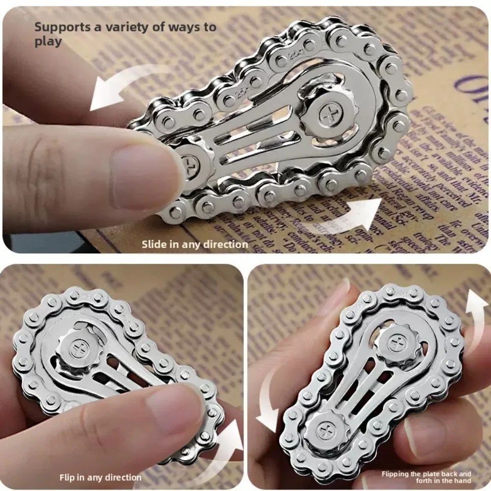 1 pz Fidget Spinner Pignone di Metallo Agitarsi Giocattolo Alleviare Lo Stress E Ansia Agitarsi Giocattolo Focalizzato Agitarsi Spinning Giocattolo Novità Giocattoli