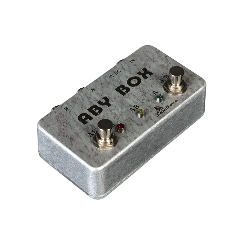 Imagem -02 - Atualizado Landtone Feito à Mão Aby Efeito Guitarra Pedal Caixa Switcher True Bypass Amp Aby Pedal Caixa