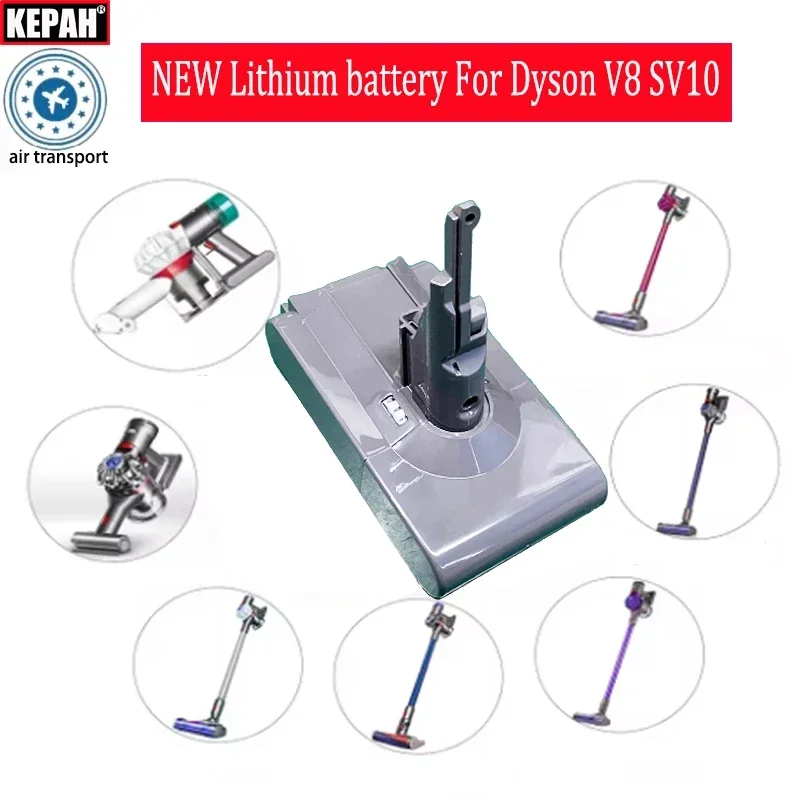 Brand new and original for Dyson V8 21.6V Replacement Battery for Dyson SV10 Absolute Cord-Free Vacuum Handheld Cleaner Battery