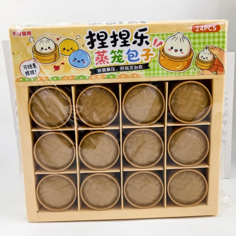クリスタル餃子型スクイーズ玩具、ゆっくり戻るミニサイズ、キュートな形、柔らかい素材、感覚玩具、パーティーギフト