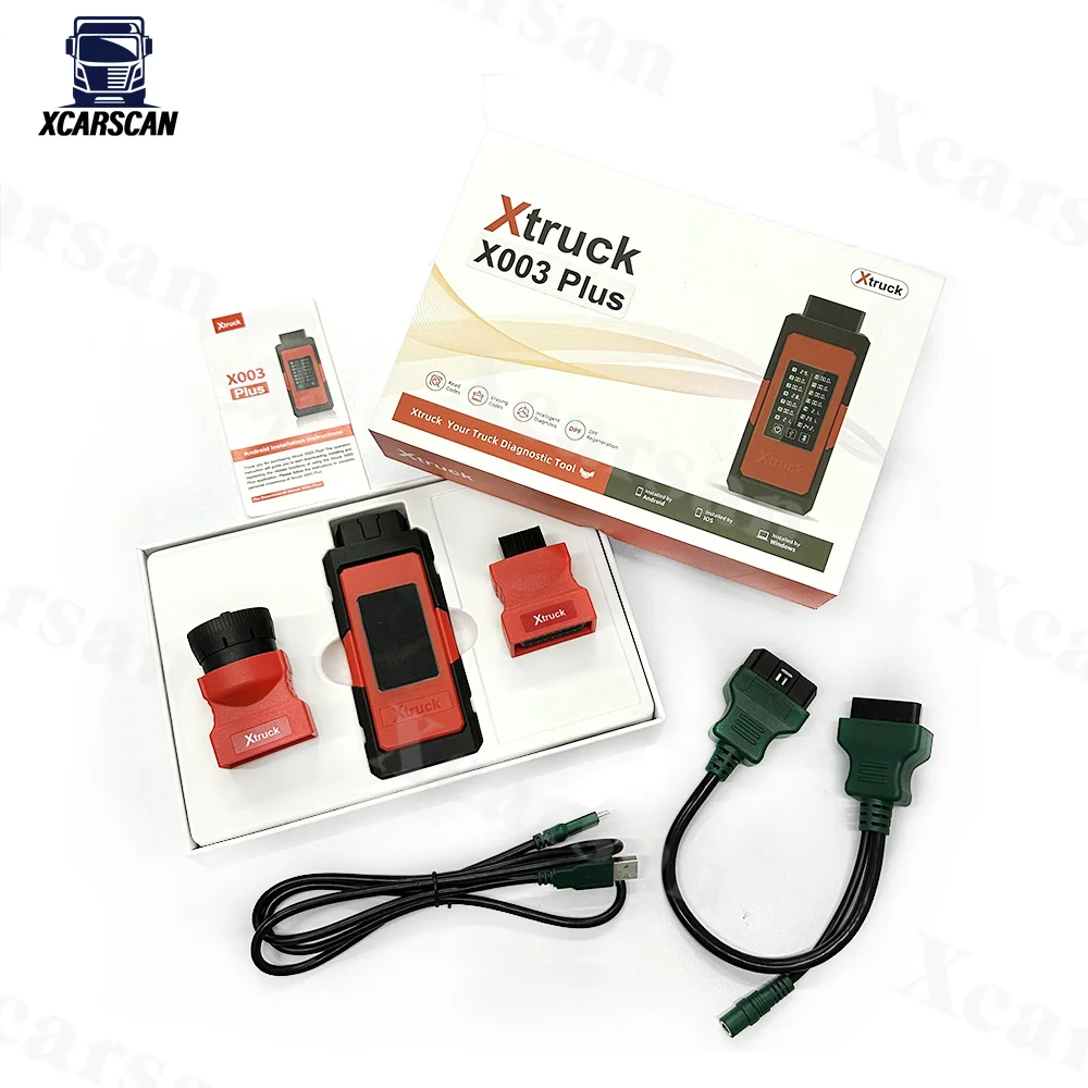 Multi-brand equipment Xtruck X003 Plus data reading and flashing fault code Heavy Duty Truck Diagnostic Tool PC version