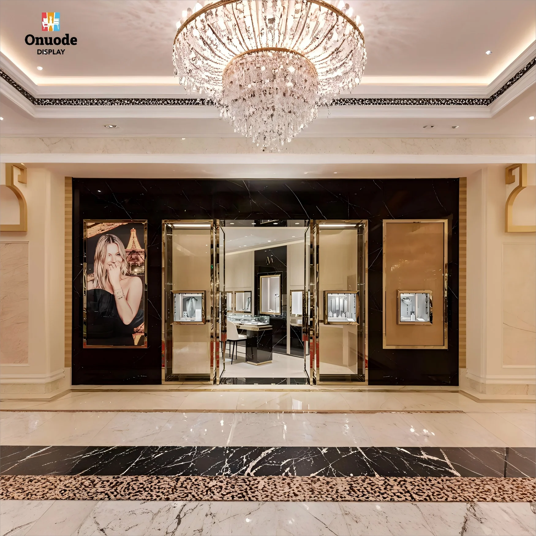 

Custom.Premium Custom Jewelry Displays LED Glass Cabinets Complete Luxury Boutique Store Interior Design Solutions Jewelry Store