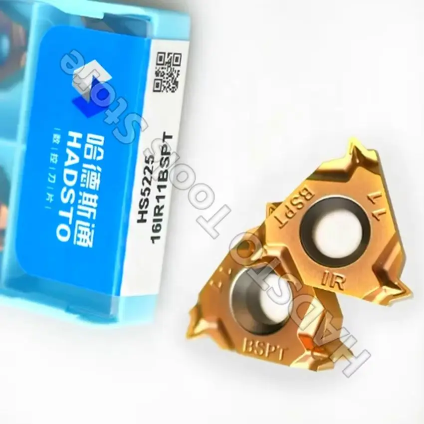 

16IR11BSPT/16IR14BSPT/16IR19BSPT/16ER11BSPT/16ER14BSPT/16ER19BSPT HS5125 HS5225 HADSTO carbide inserts Threaded insert