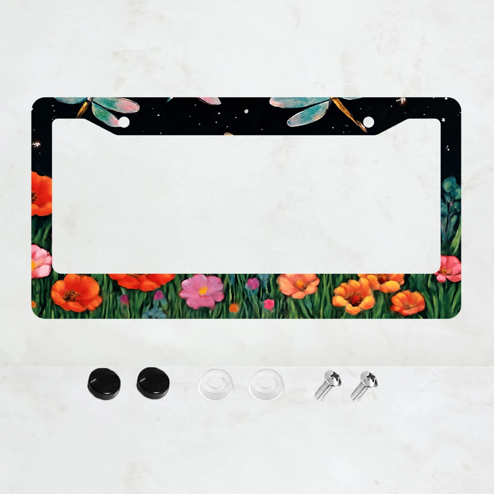 

1 шт. рамка для номерного знака с 2 отверстиями, алюминиевая, 6x12 дюймов, с винтами, стандартный размер для США, Канады, Мексики, ретро-декор для автомобиля