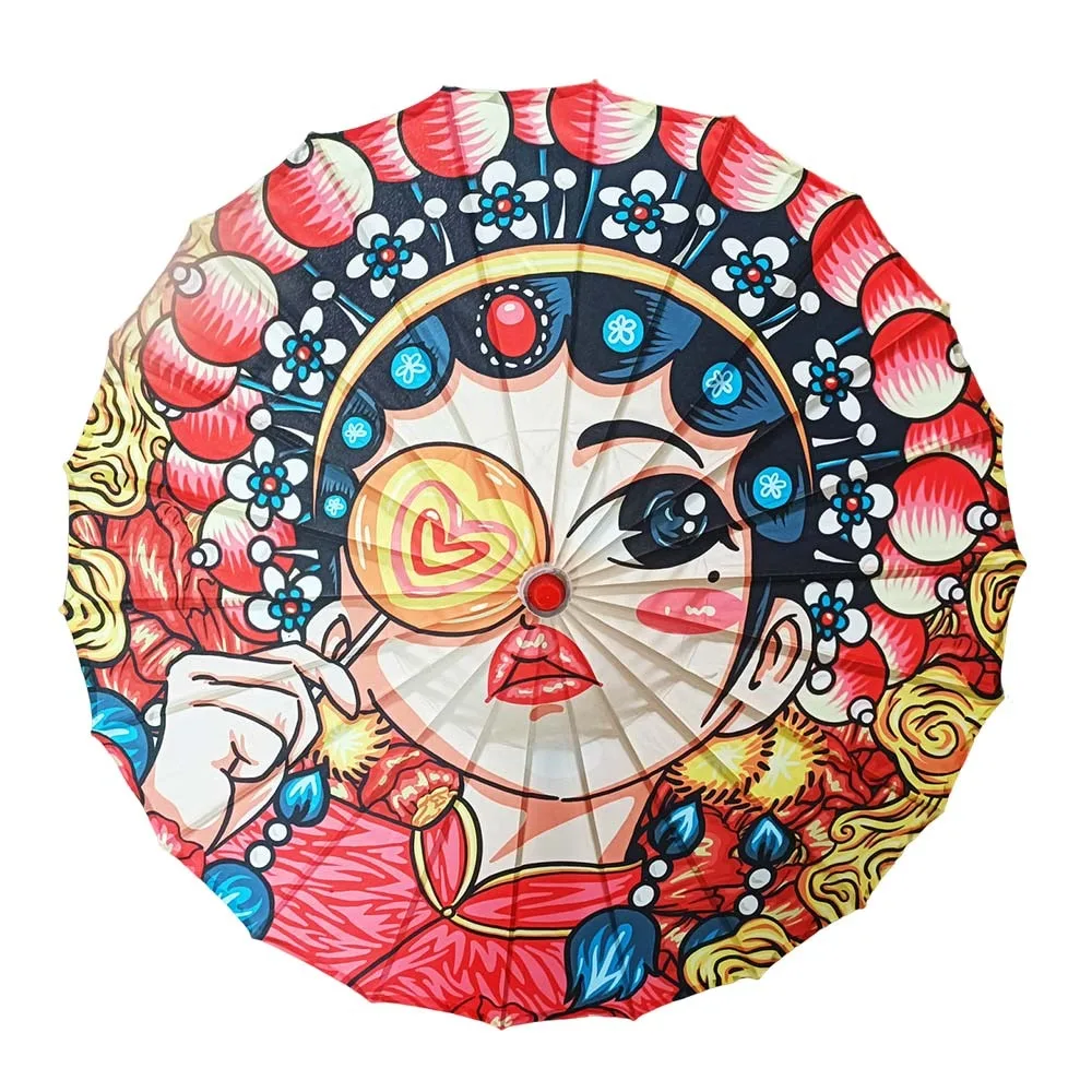 

Новый китайский античный стиль, зонт из промасленной бумаги, 82 см, 10 цветов, костюмы, зонтик для фотосъемки, украшение, зонтик для танцевального выступления