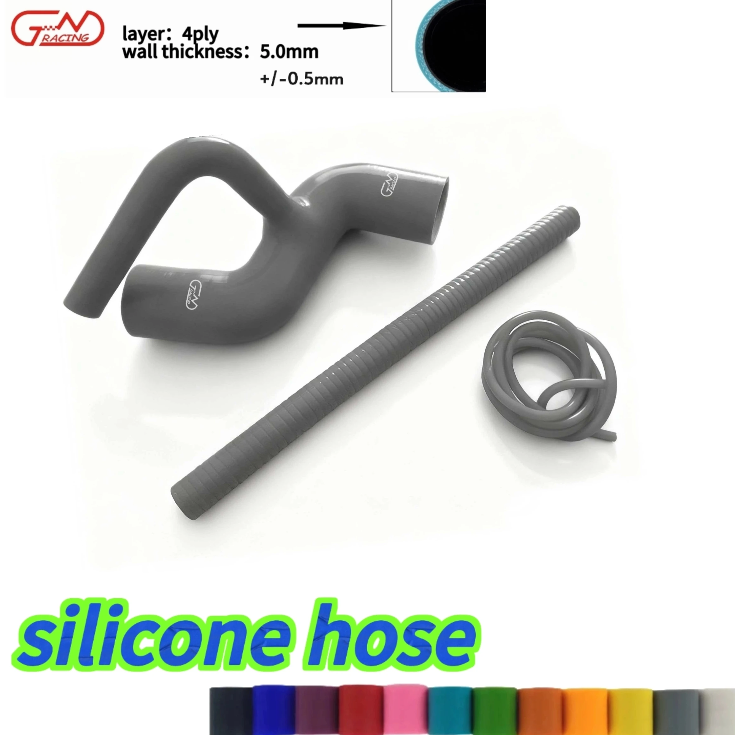 JN RACING silicone hose  FOR AUDI S3 Complete coldside dump vlv kit with throttlebody hose with spout 1.8   Silicone Intake Hose
