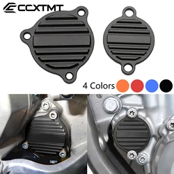 Motorcycle CNC Oil Pump Cover Guard Cap and Oil Filter Cover Cap For KTM 250 350 450 500 530 SXF XCF XCW EXC EXCF 2009-2020 2021