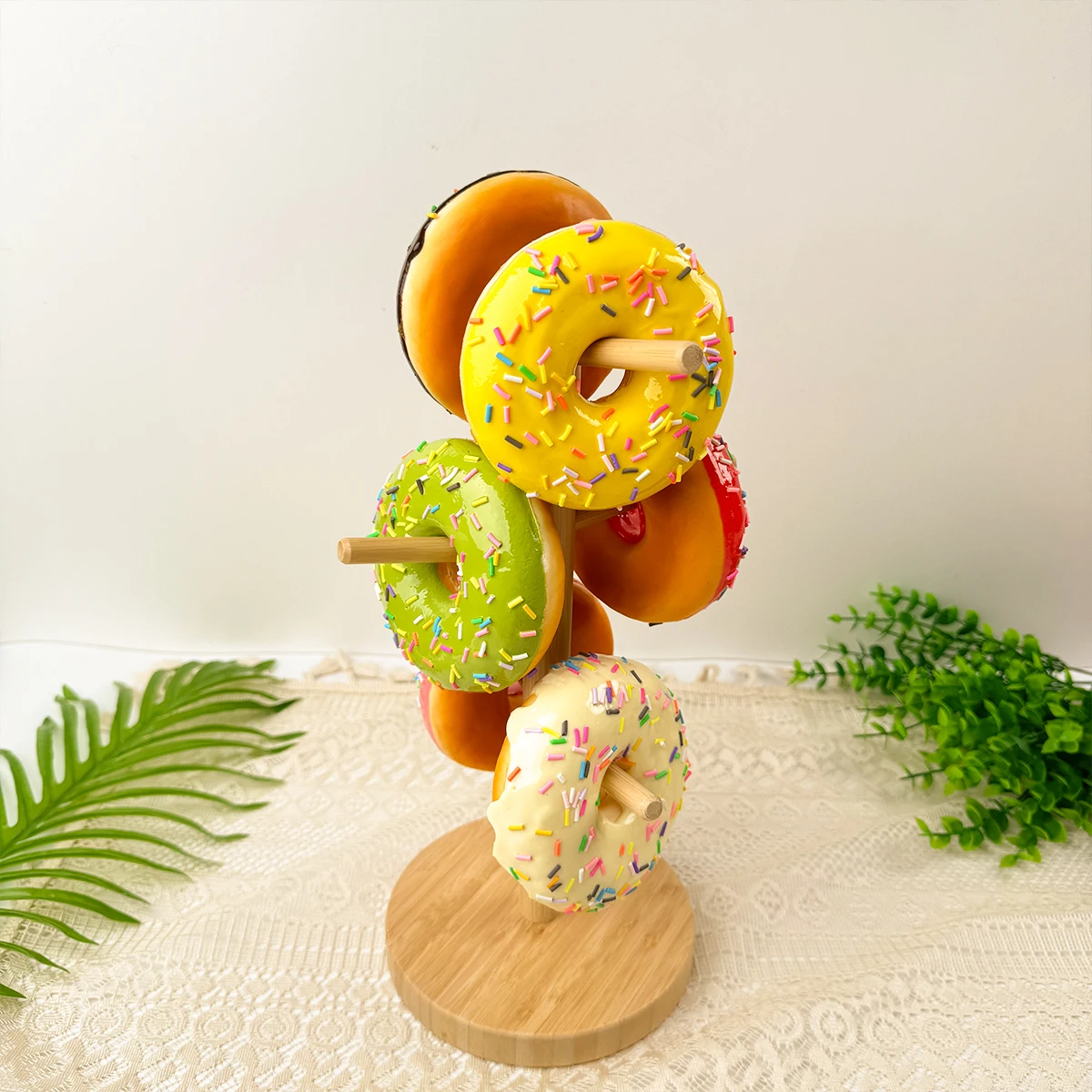 1PC 10cm/3.93in Novelty Toy DIY Donut Cone Slow Rising Bread Antistress Toys for Adult Kids Simulation Cake photography props