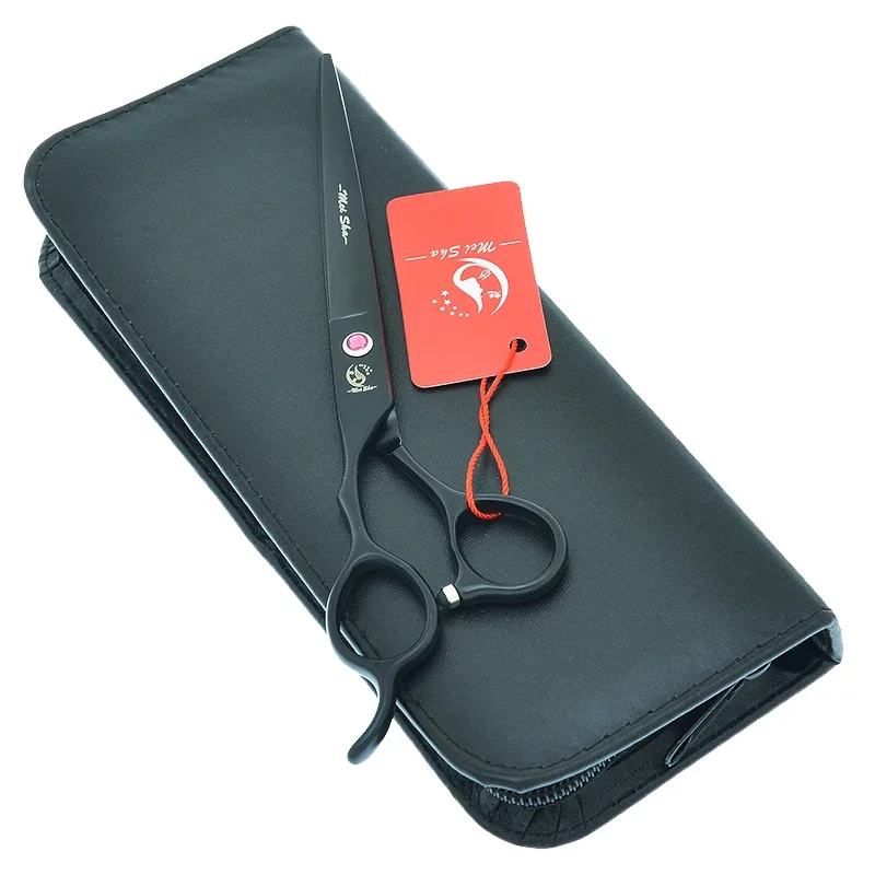 7,0" Friseurschere für Linkshänder, professionelle Haarschneideschere, Haarschere zum Ausdünnen und Stylen, A0184A – Detail 9