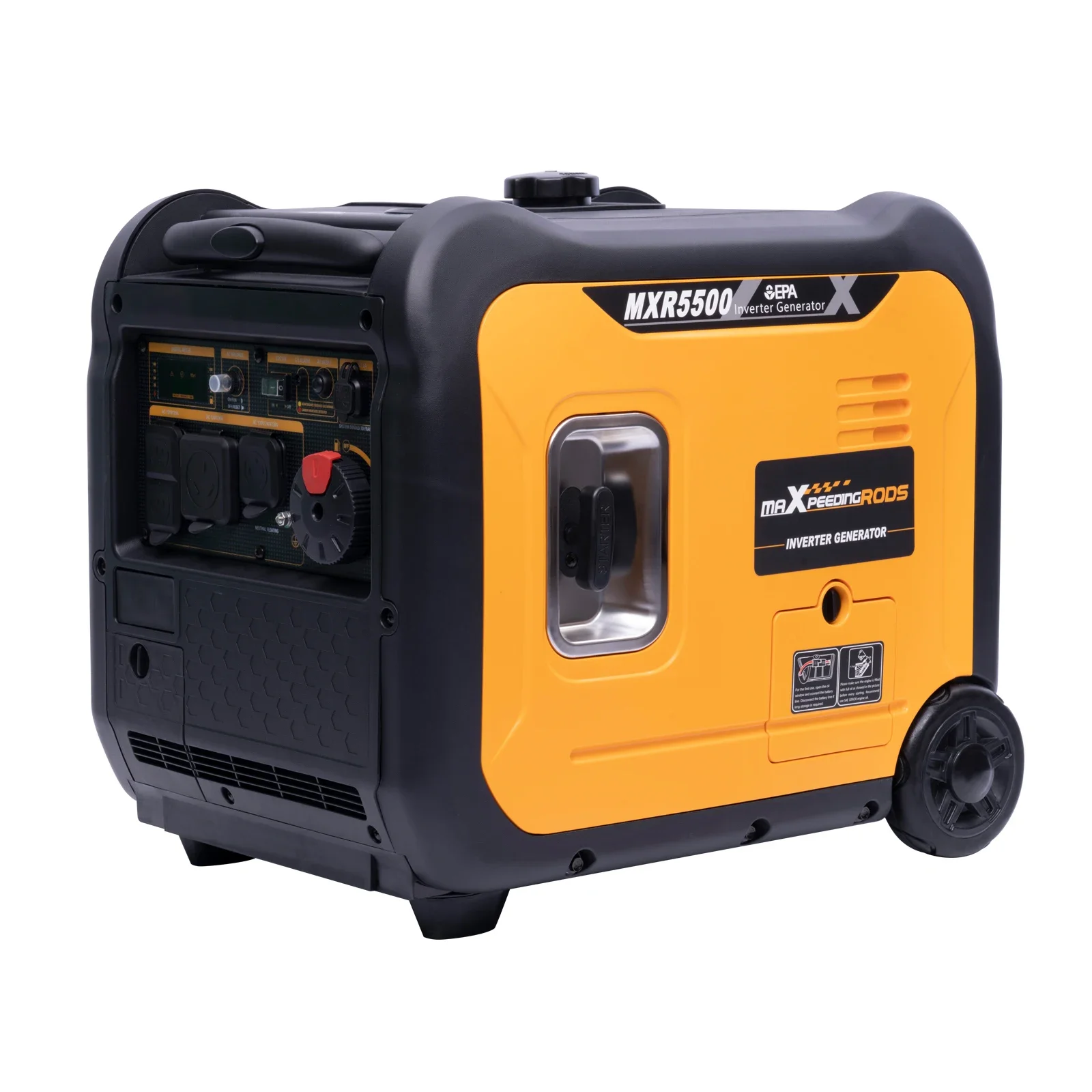 

5500W Portable Compact Inverter Generator Outage Backup Power Pure Sine Wave