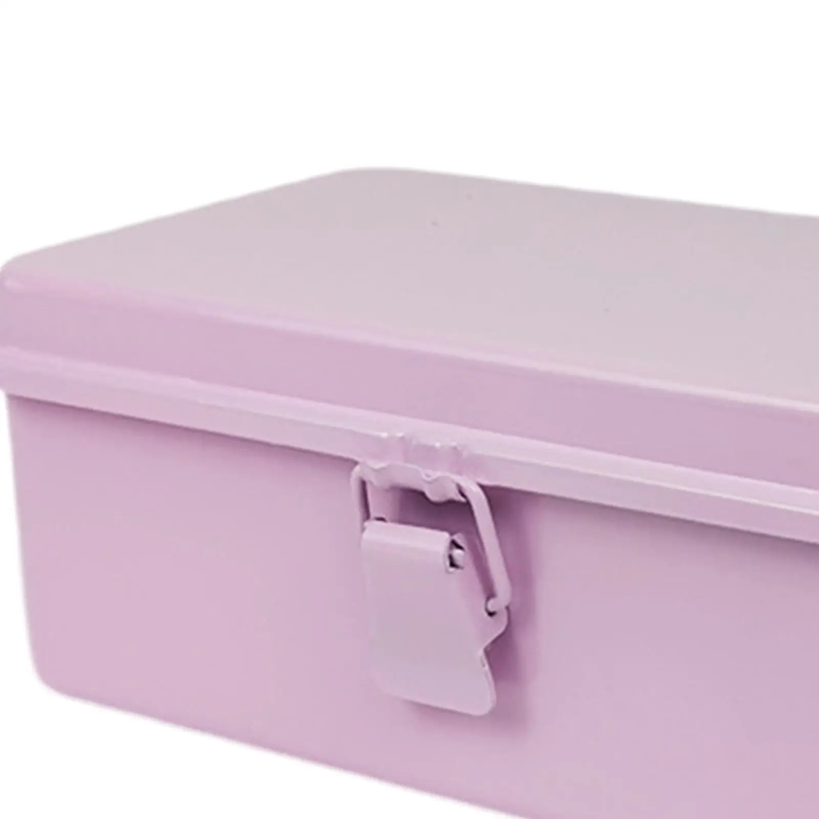 Metal Storage Box Storage Container Retro Style Blank Tool Box Bin for Stamp Handbook Crafts Storage Mechanics Tools Car Keys