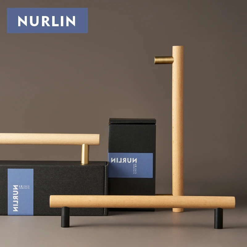 Nurlin Brass Beech Kitchen Cabinets Kitchen Appliances Handles Entry Door Long Room Door Pull Bar Antique Matte Gold Black Color