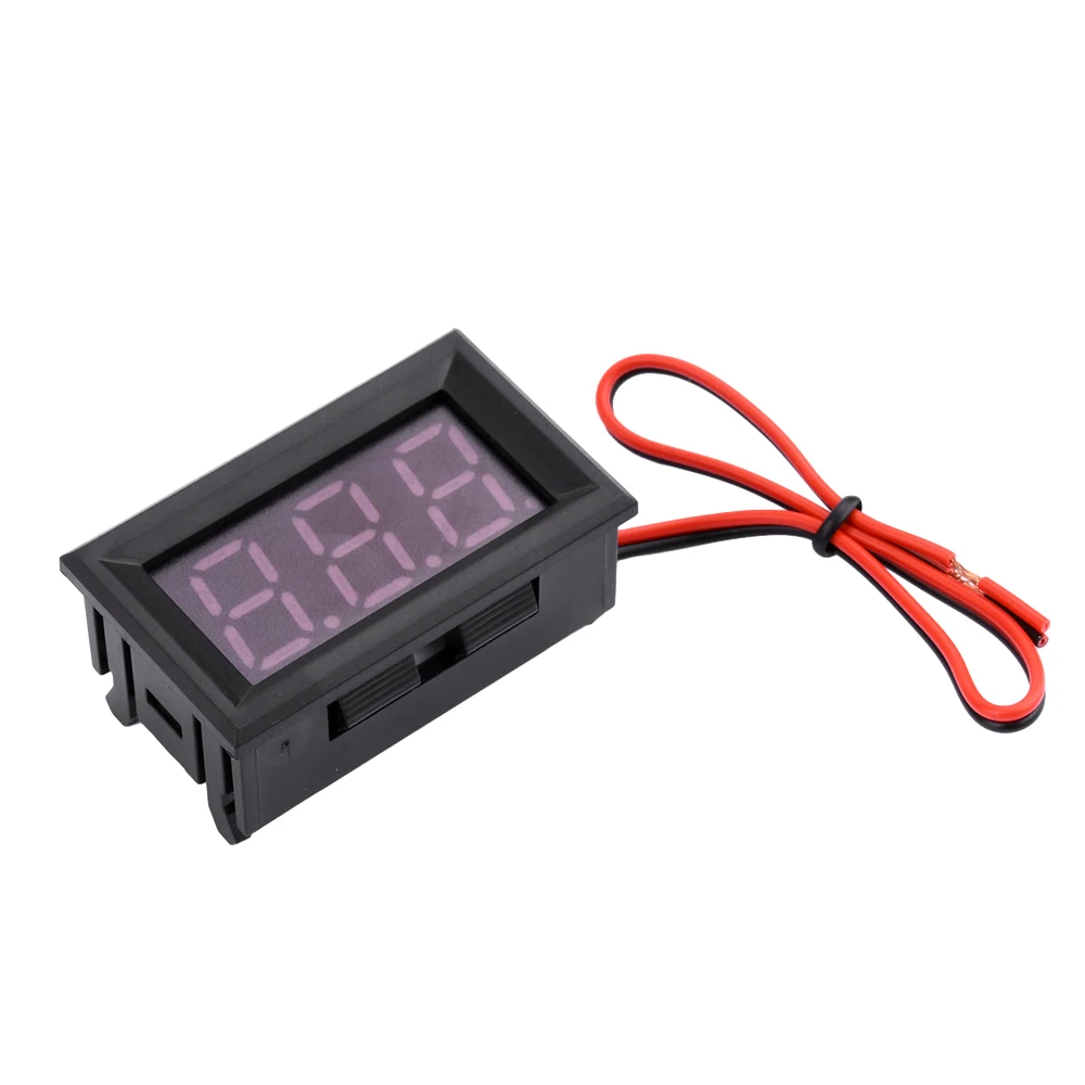 0.56″ Waterproof Digital Voltmeter DC5-120V LED Digital Voltmeter Voltage Panel Meter Voltage Monitor Tester For Motorcycle Car