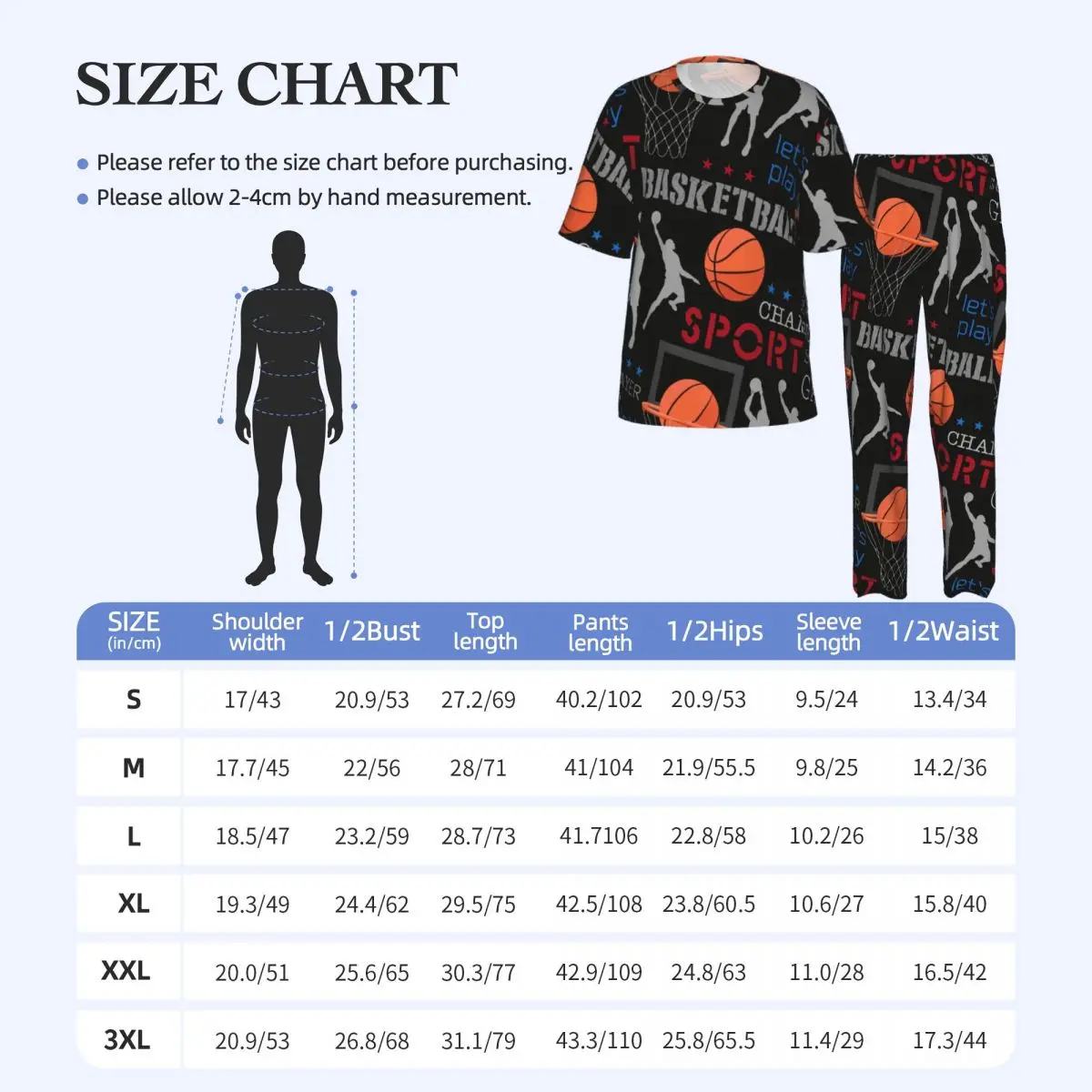 Men Pajamas Suit Short Sleeved Long Pants Basketball Sport Sleepwear Summer Home Clothing Set view 6