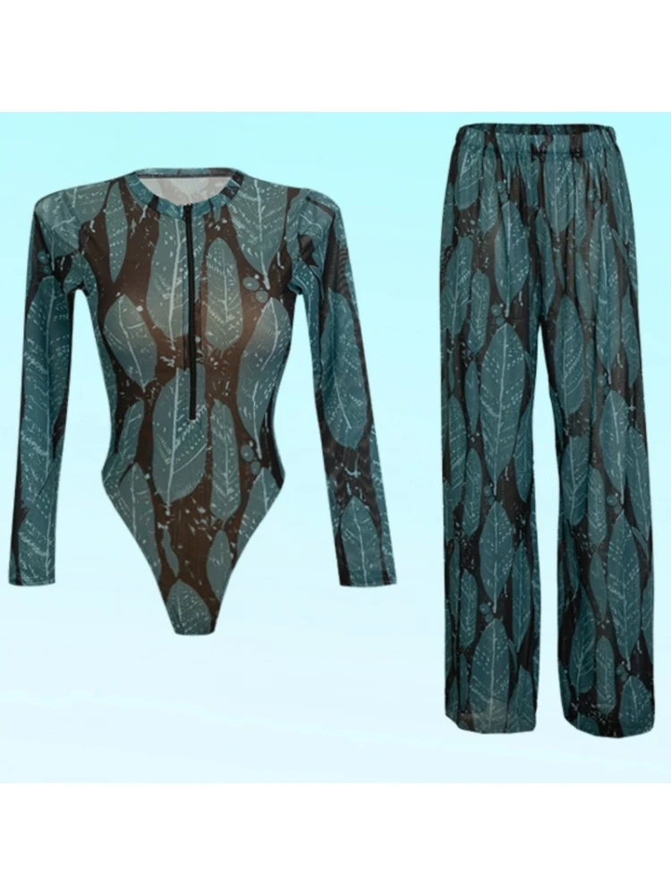 2 قطعة مجموعات ملابس السباحة و Panst التستر مثير ملابس السباحة النساء الصيف ثوب السباحة مجموعة البكيني الشاطئ التستر السباحة Куانليك #1