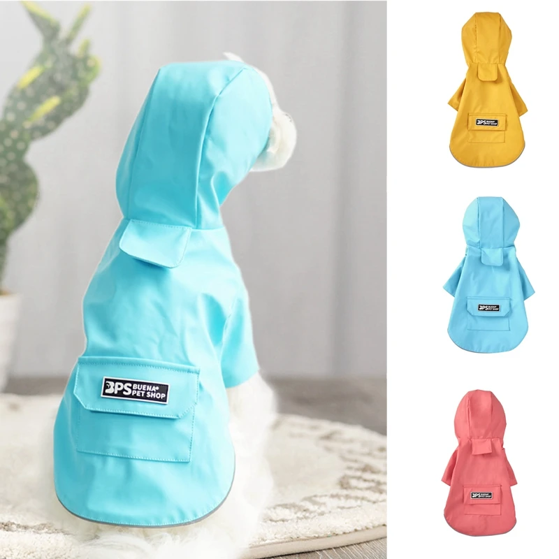 Pet Dog Raincoat Waterproof Clothes for Small Medium Dogs Puppy Fashion Jacket Coat Windproof Outfit Pet Supplies S~3XL