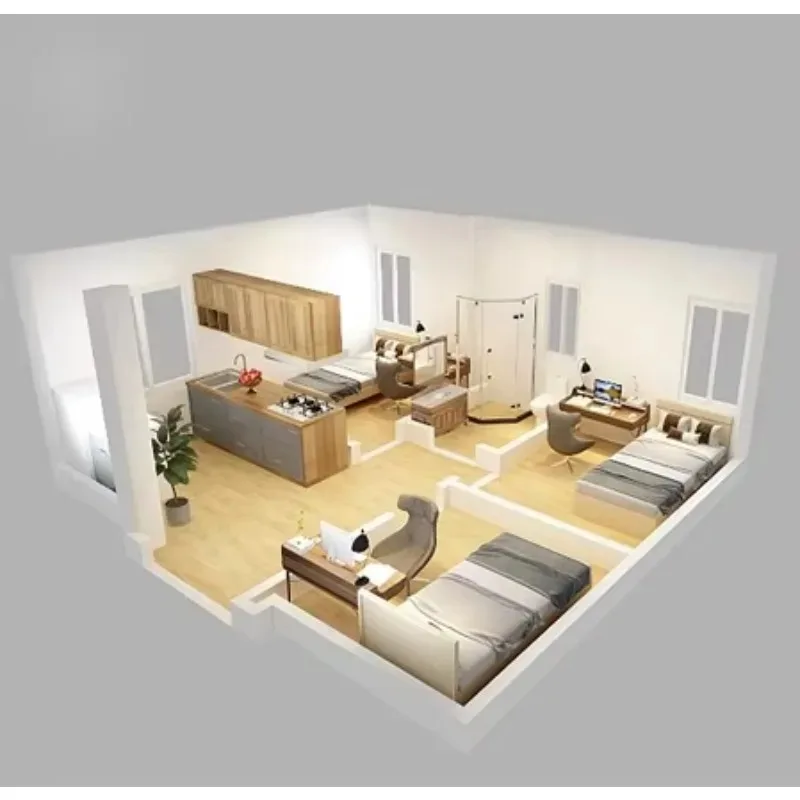 YG Customized Prefabricated 20ft 40ft Expandable Container House Price Mobile House 3 Bedroom Luxury Prefab House For Hotel