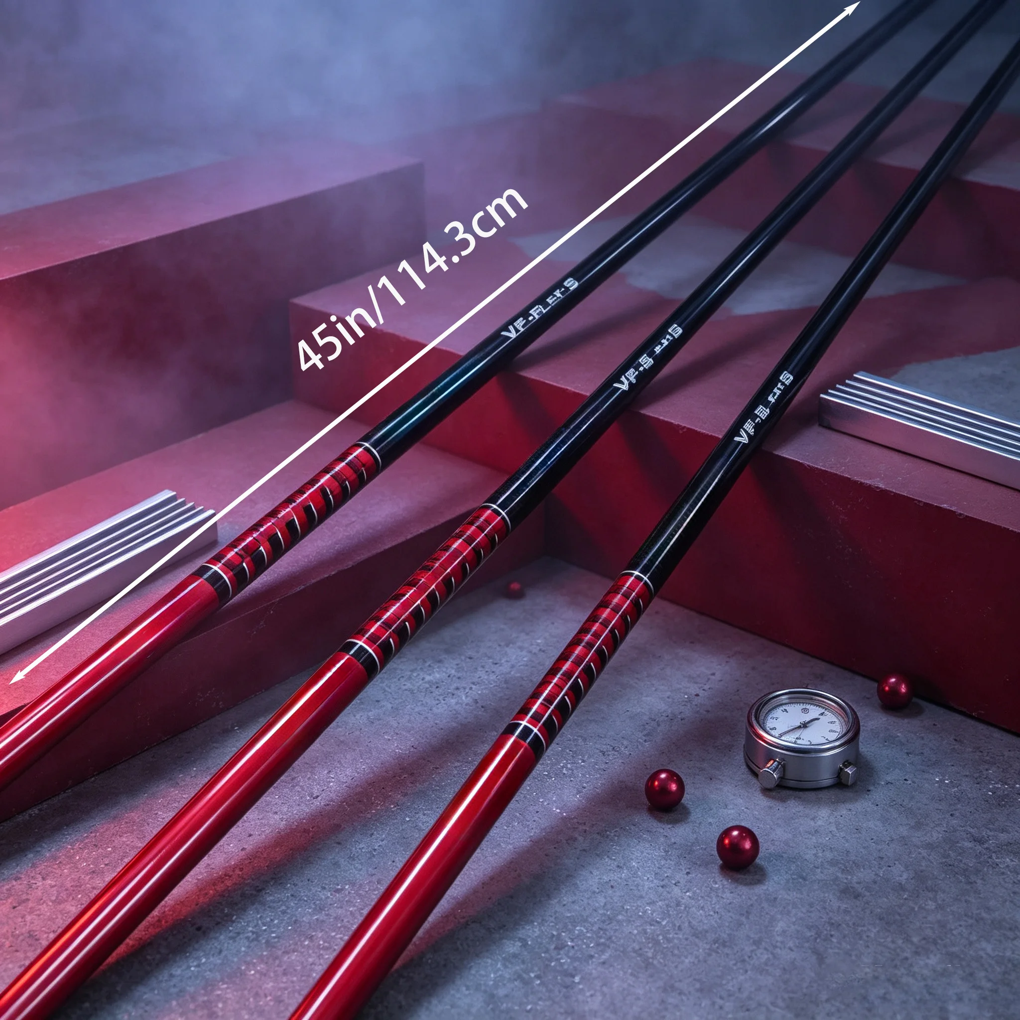 Trendy Red and Black Lightweight New Golf Carbon Shafts, Suitable for Driver and Fairway Woods, Available in Multiple Hardnesses (5R/5Sr/5S/6S), Come with Adapter and Non-Slip Grip, High Forgiveness and Low Ball Trajectory for Better Handling, Ideal for Advanced Golfers to Achieve Long Distance and Precise Shots