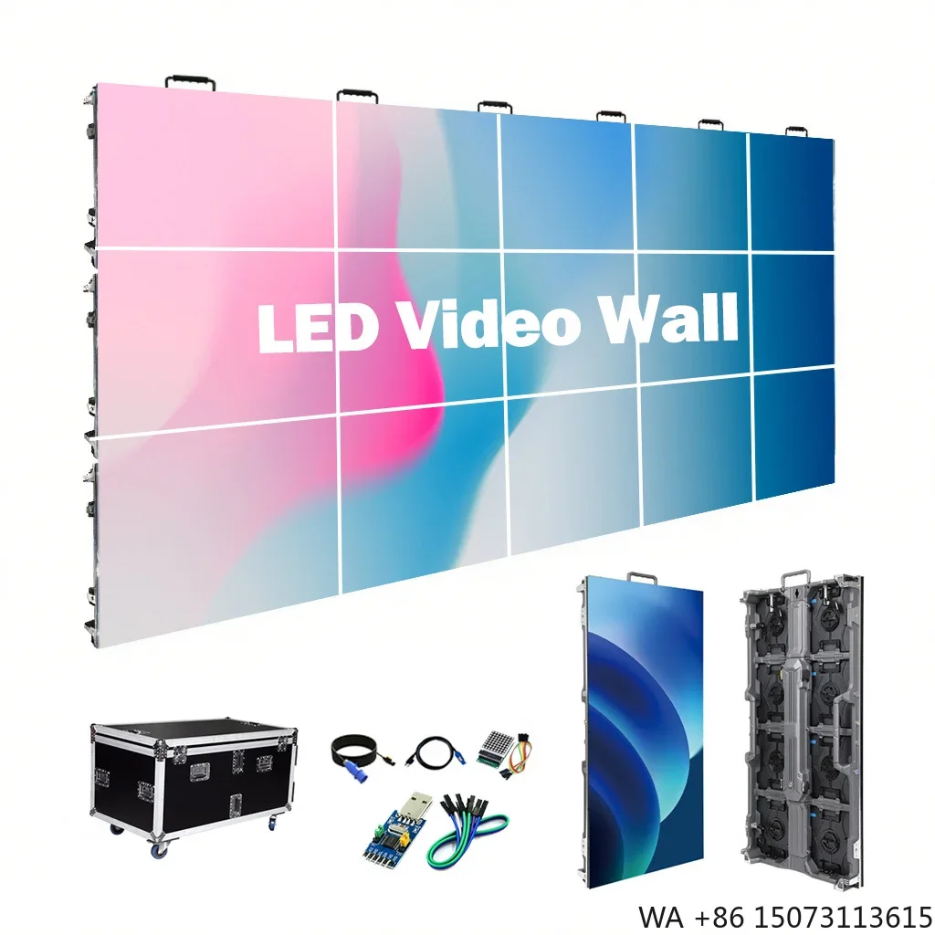 

Светодиодный видеоэкран для аренды IP65 P3.91, 500x500/500x1000 мм, для гигантских сценических фонов