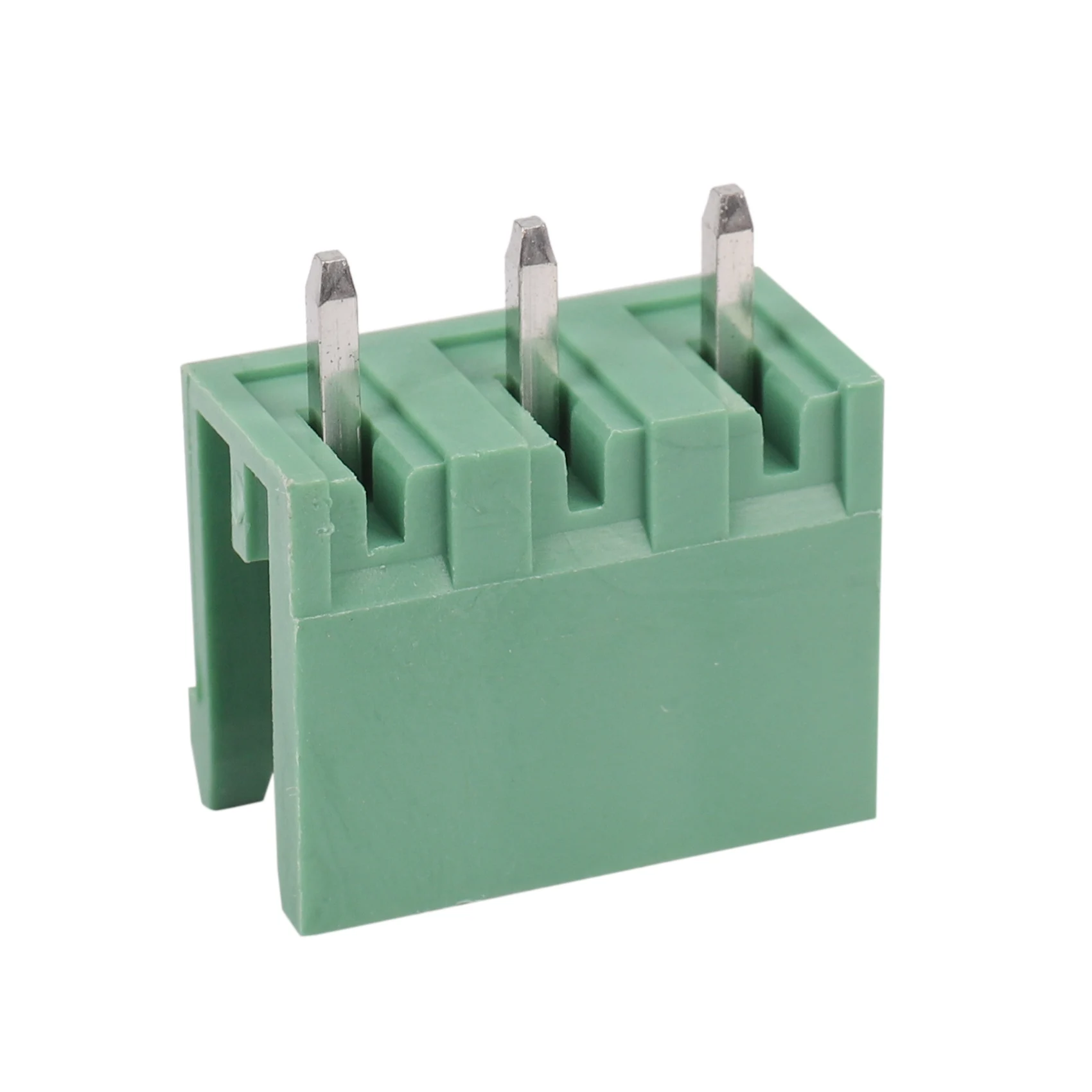 New 10Pcs 5.08mm Pitch 3Pin Plug-in Screw PCB Terminal Block Connector Right Angle