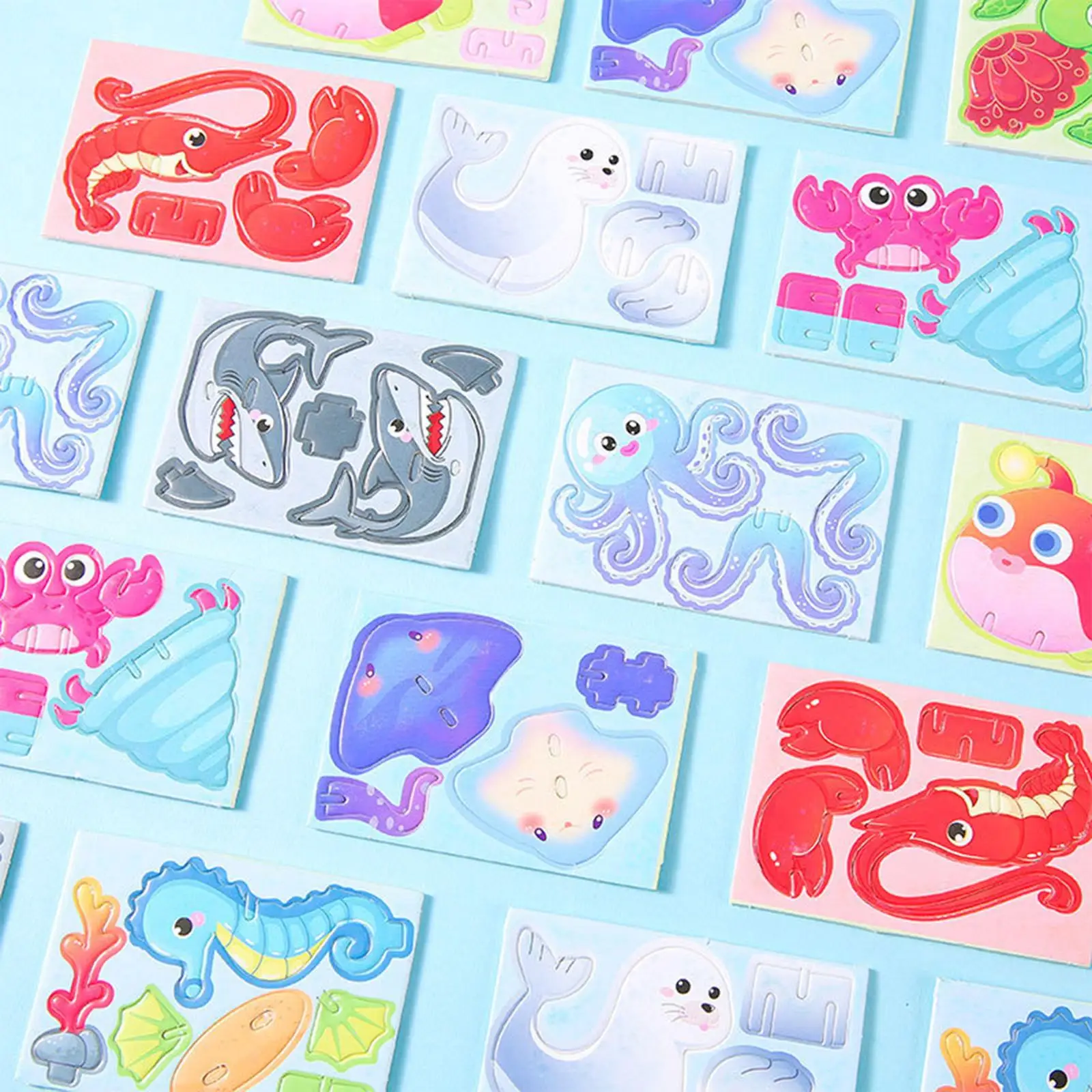 5x Creative 3D Puzzle Set for Children - Boost Imagination And Problem-Solving Skills