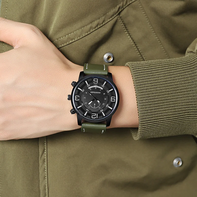 نماذج الموضة الشعبية للرجال ساعة كوارتز رياضية ساعة رياضية للطلاب هدية مزاجية بسيطة