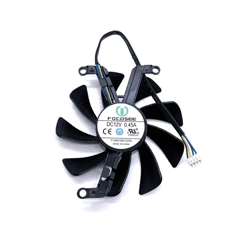 Fy09015m12lpa 85mm 4pin dc 12v 0.45a rtx 3060 gpu ventilador para galaxy rtx 3060 3060ti kfa2 rtx 3060 gráficos ventilador de refrigeração