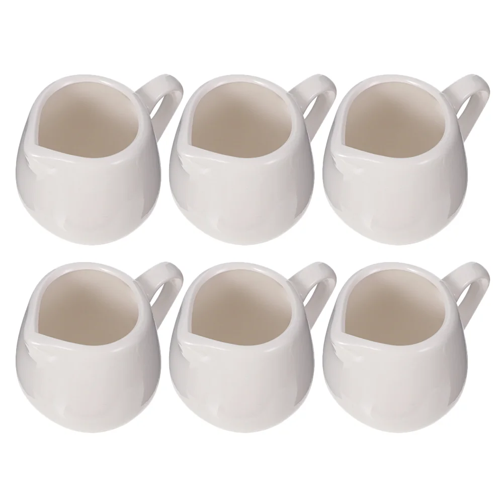 

Porcelain Cappuccino Cup Sauce Spoon Honey Dispenser Ceramic Milk Jug Kettle Mini Jars Storage Container