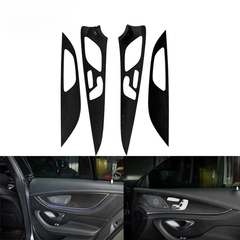 

4Pcs dry carbon fiber interior trim panels for GT-Class GT53 GT50 GT43 2020-2023