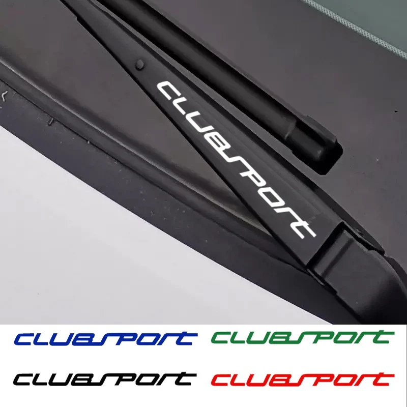 4Pcs Clubsport Car Windshield Wiper Sticker For  Volkswagen MK1 MK2 MK3 MK4 MK5 MK6 MK7 MK8 GIT R