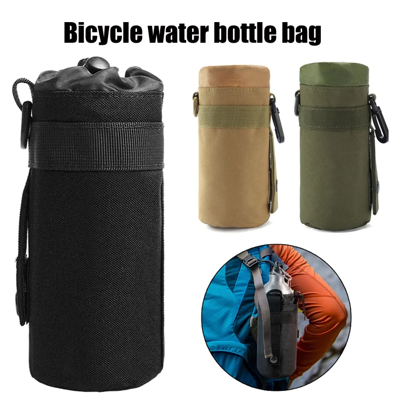 

Тактическая сумка для чайника, тренировочные поясные сумки, охотничья сумка для бутылки с водой, портативная сумка для кемпинга, пешего туризма, путешествий, спорта на открытом воздухе, сумка для бутылки с водой