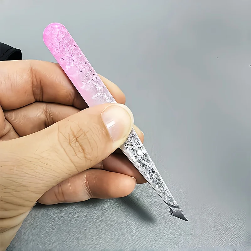 Ensemble de pincettes à sourcils en forme de fleur de glace, outils de beauté de haute qualité en acier inoxydable pour Extension de cils, adaptés aux hommes et aux femmes, 4 pièces