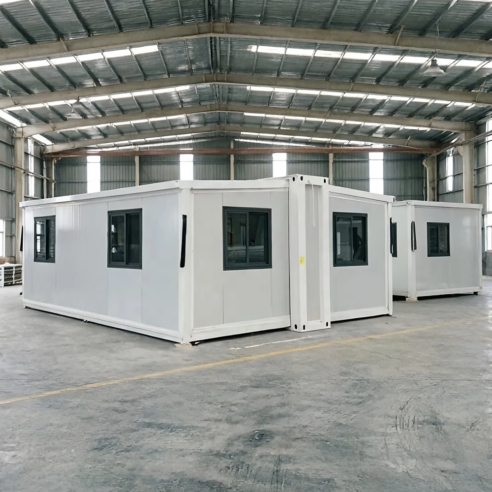 Eco Friendly Fast Install Multi-functional 20 Foot Double Wing Prefab Modular Homes Container House Villa