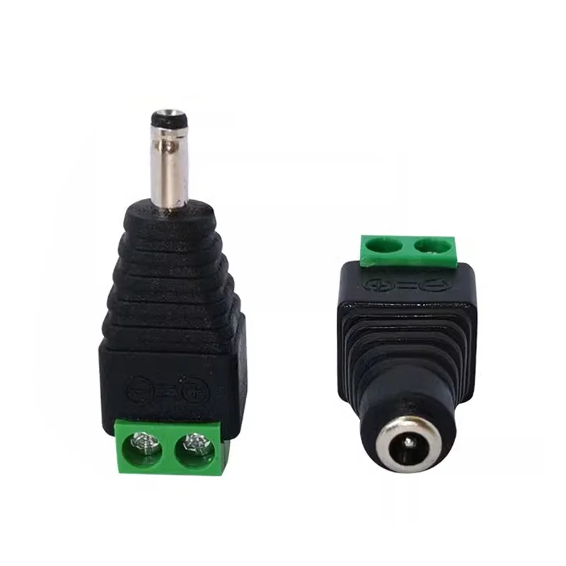 5/20/100PCS Male Female 3.5*1.35MM DC Power plug 3.5mmx1.35mm Jack Adapter Connector Plug